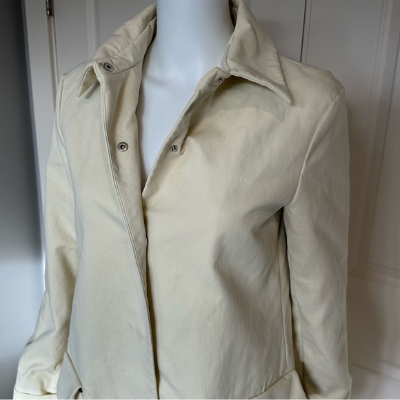 Jil Sander Cotton Jacket Size 34 (US 2) Hidden Snap Closure with Pockets - Picture 4 of 15